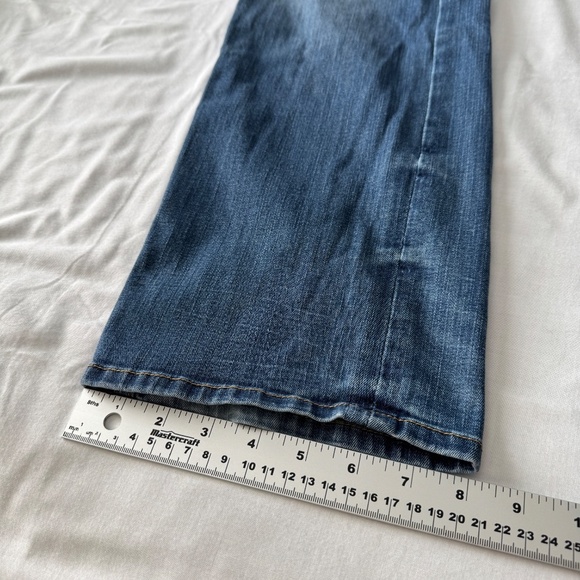 Buffalo David Bitton Denim Men's 32 DRIVEN-X Blue Jeans Straight Stretch Western - Picture 11 of 12